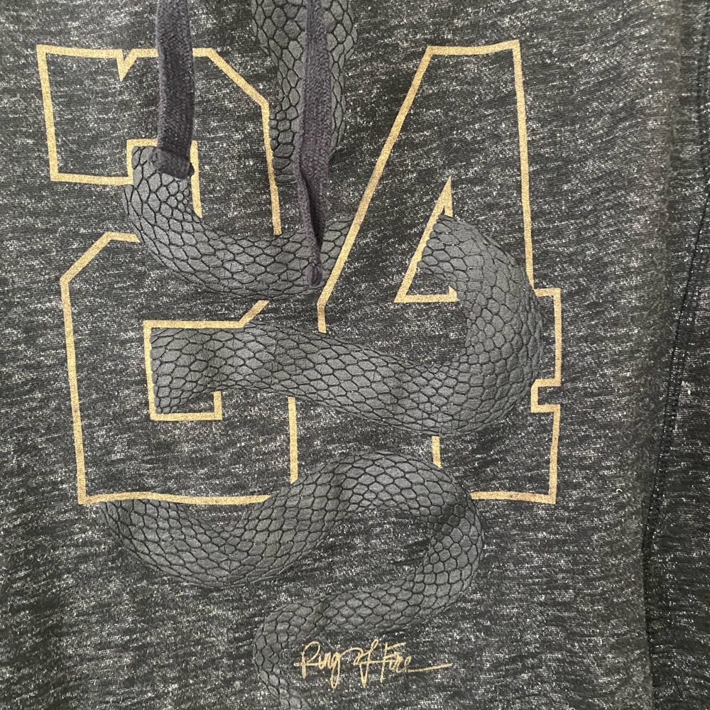 Kobe Bryant Hoodie, Black Mamba 24, fits like Men’s Size Small